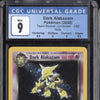 Dark Alakazam 2000 Pokemon Team Rocket 1/82 Holo CGC 9