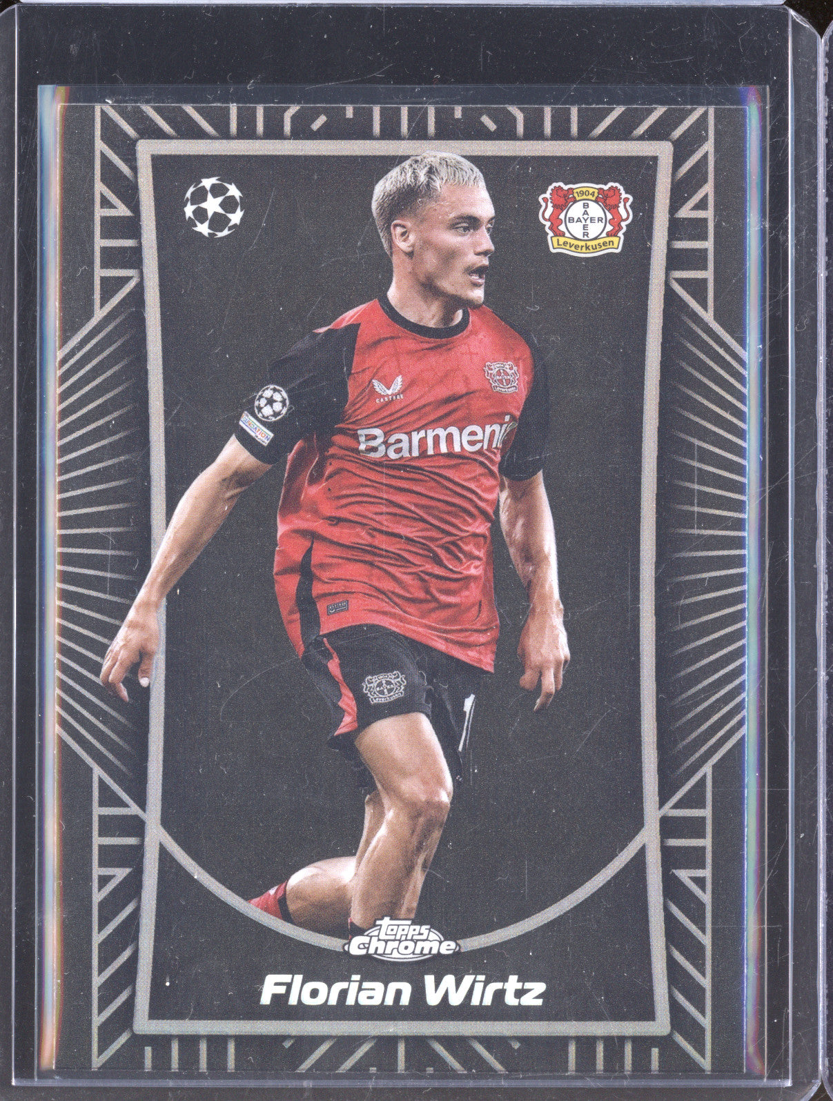 Florian Wirtz 2024-25 Topps Chrome UCC SE-12 Shadow Etch
