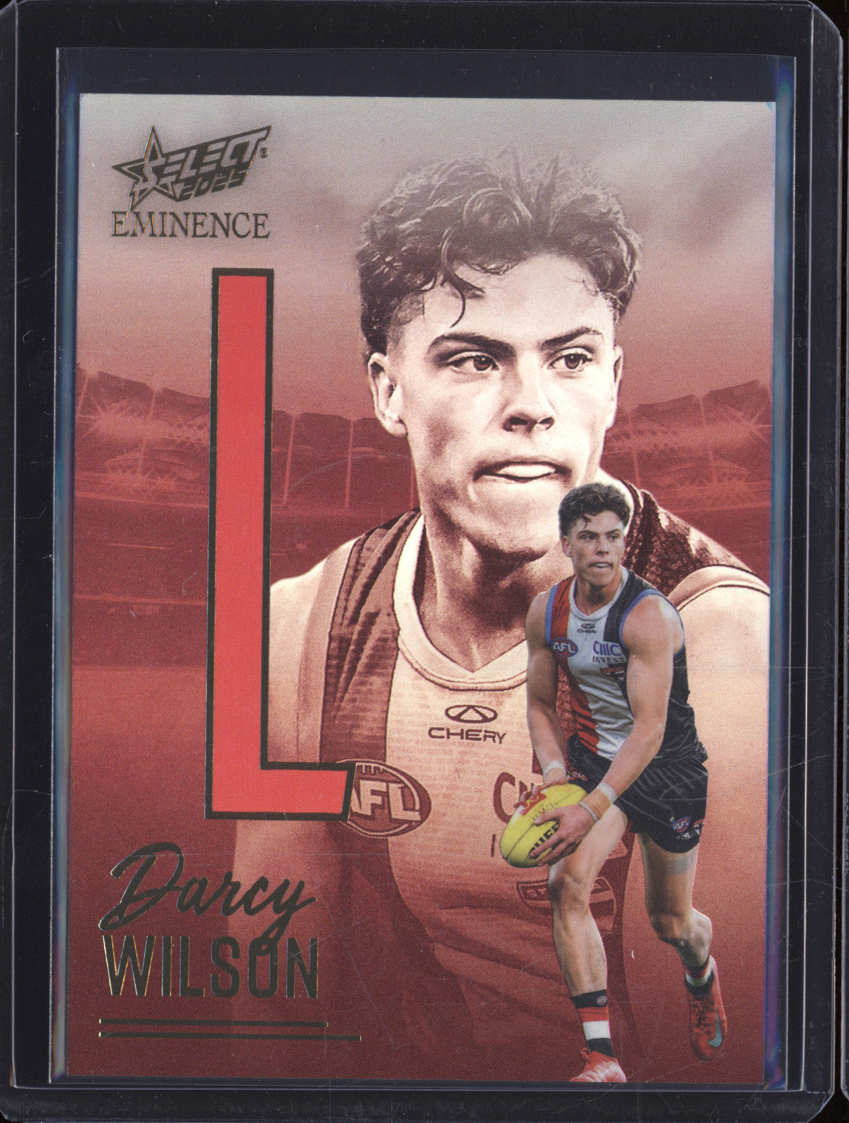 2025 AFL Select Eminence Nameplate NG602 Darcy Wilson 089/115