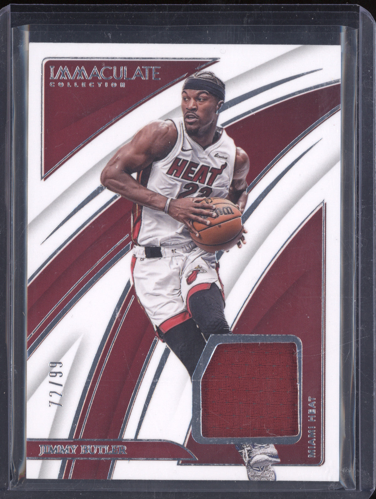 Jimmy Butler 2023-24 Panini Immaculate SWA-BT Materials 72/99
