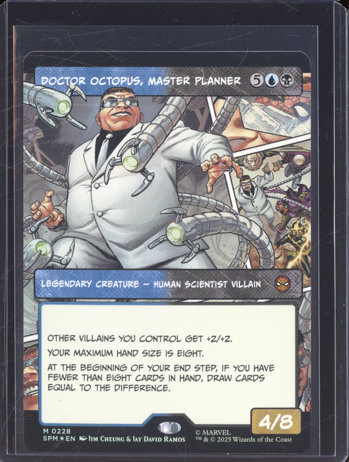 2025 MTG Marvel Spider-Man 228 Doctor Octopus, Master Planner Foil Borderless