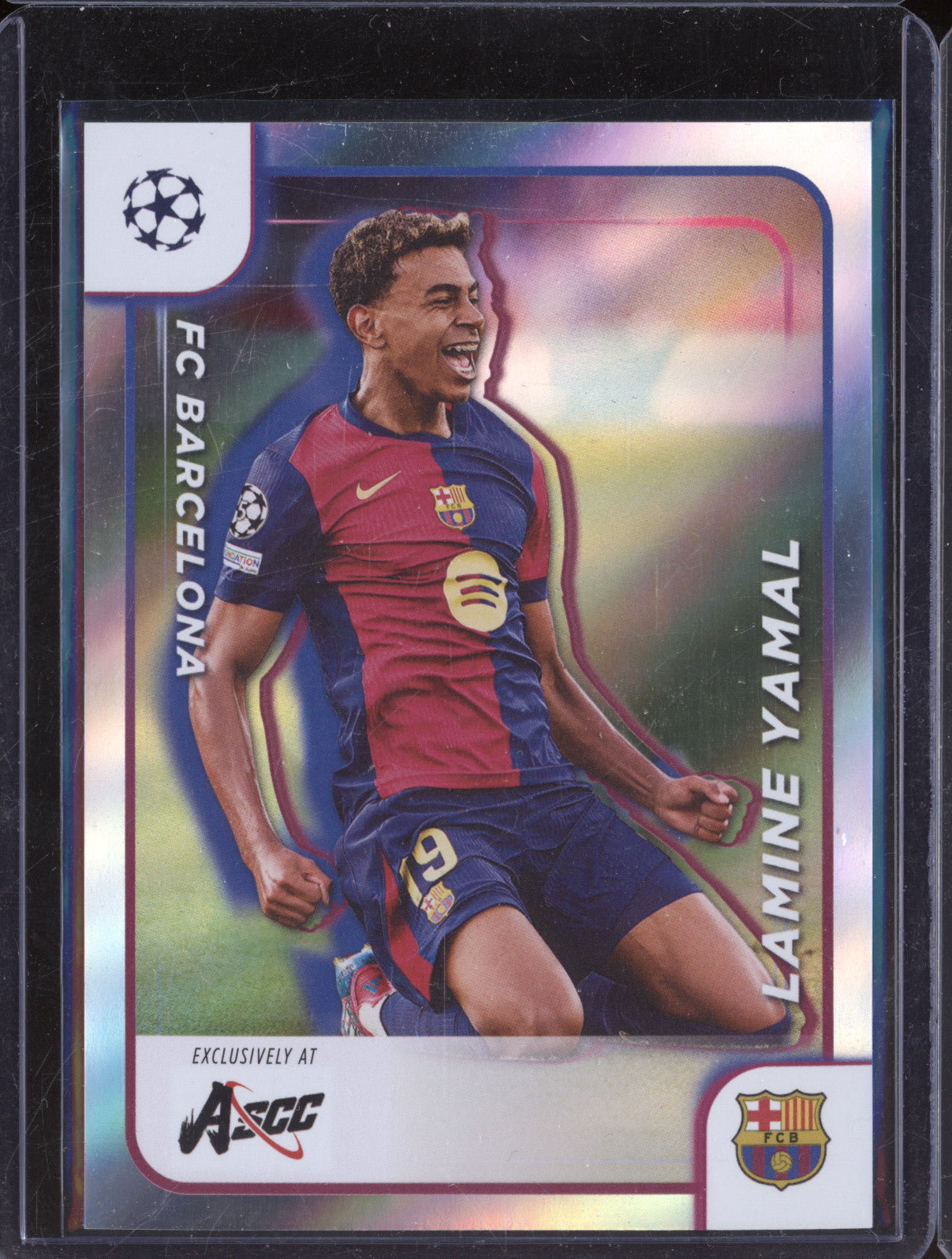 Lamine Yamal 2024 Topps ASCC UEFA 3 Silver Refractor RC