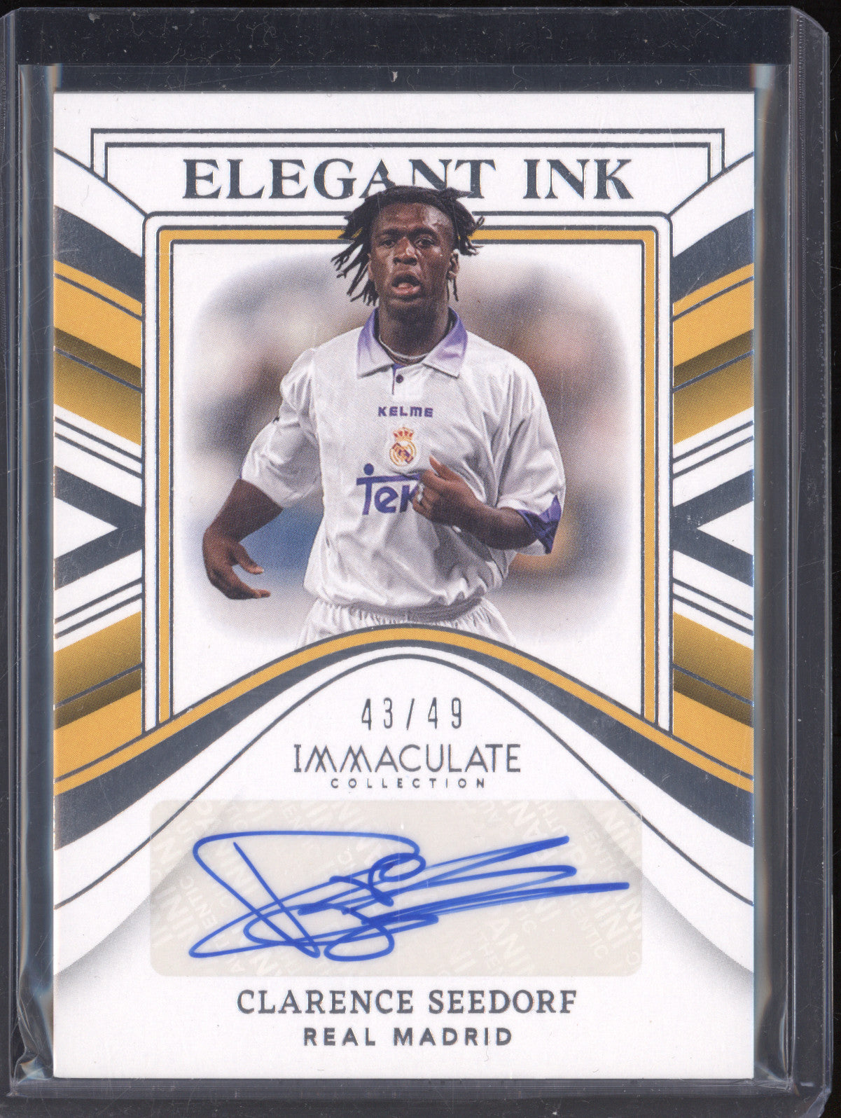Clarence Seedorf 2023-24 Panini Immaculate EI-CS Elegant Ink 43/49