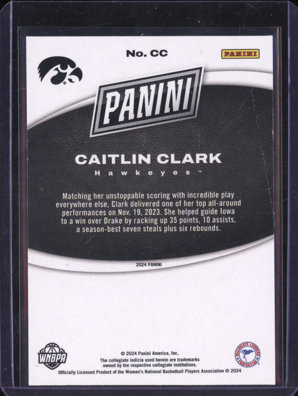 Caitlin Clark 2024 Panini Black Friday CC