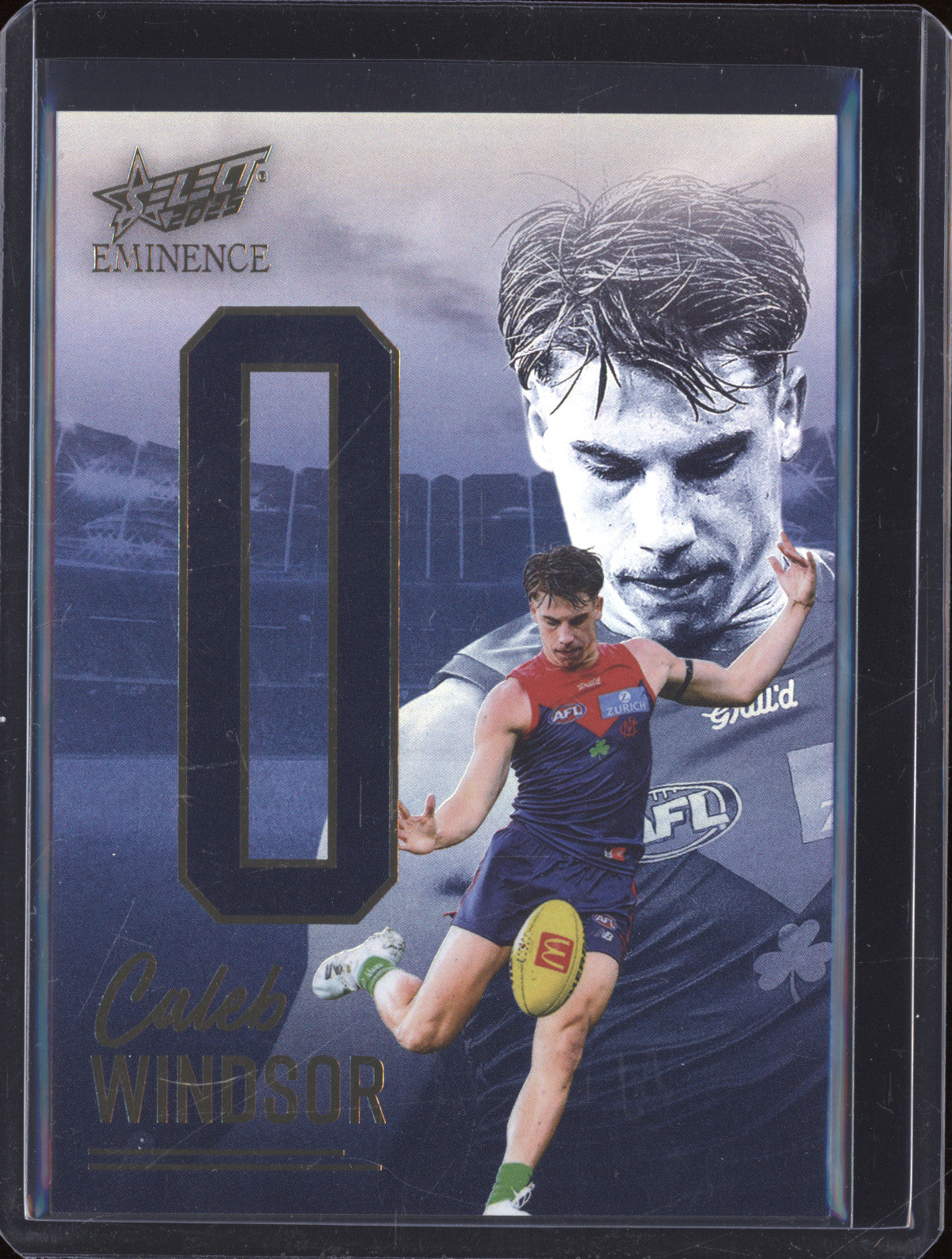 2025 AFL Select Eminence Nameplate NG448 Caleb Windsor 037/115