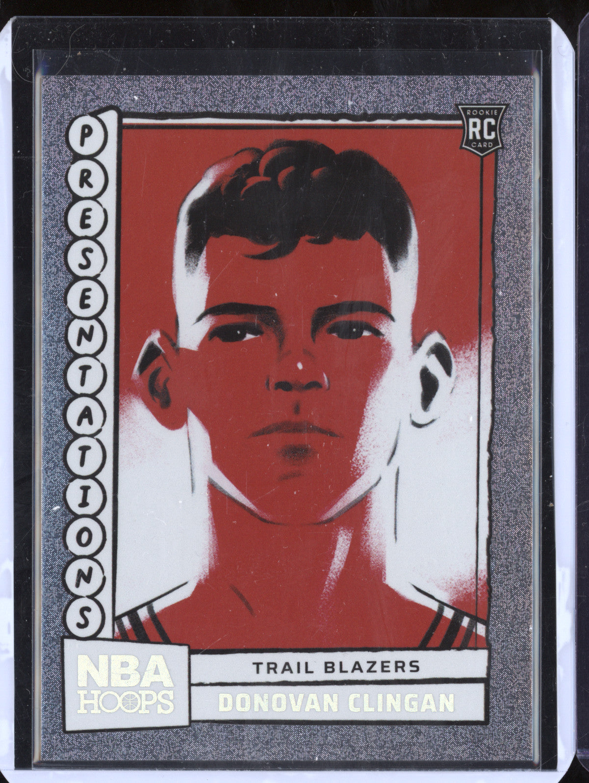 Donovan Clingan 2024-25 Panini Hoops 17 Presentations RC