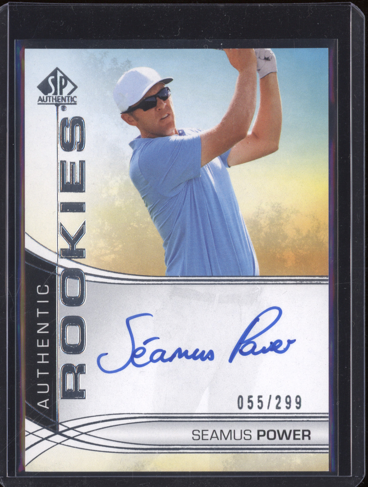 Seamus Power 2024 Upper Deck Portfolio RS-SP Authentic Rookies Auto RC 55/299