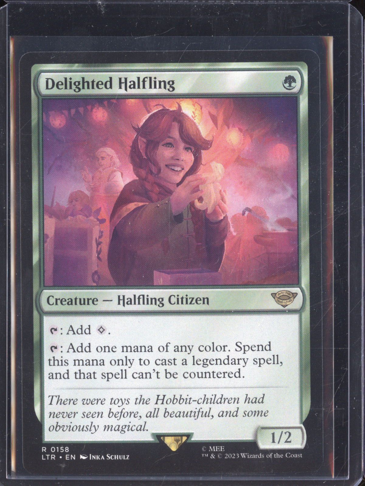 Delighted Halfling 2023 MTG LotR: Tales of Middle-earth 158 Rare