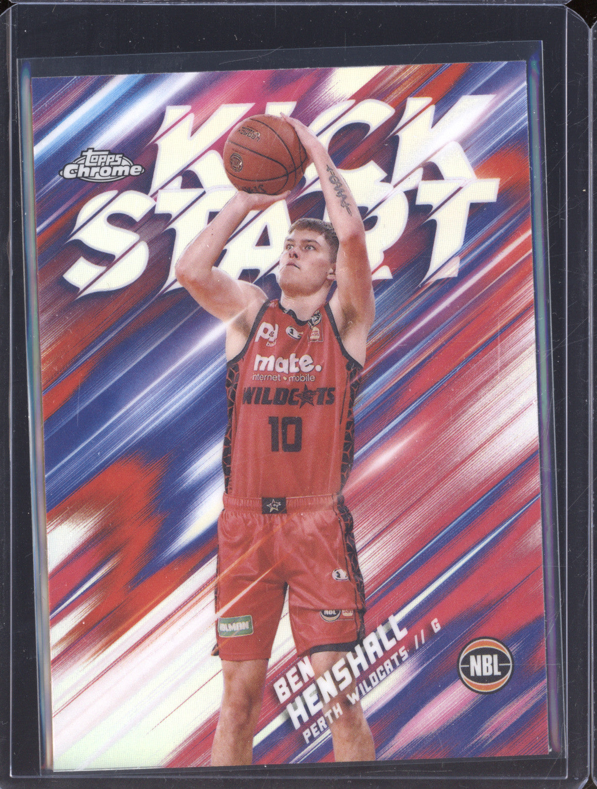 Ben Henshall 2024 Topps Chrome NBL KS-17 Kick Start Refractors