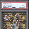 Stephen Curry 2022-23 Panini Mosaic 2 Razzle Dazzle PSA 9