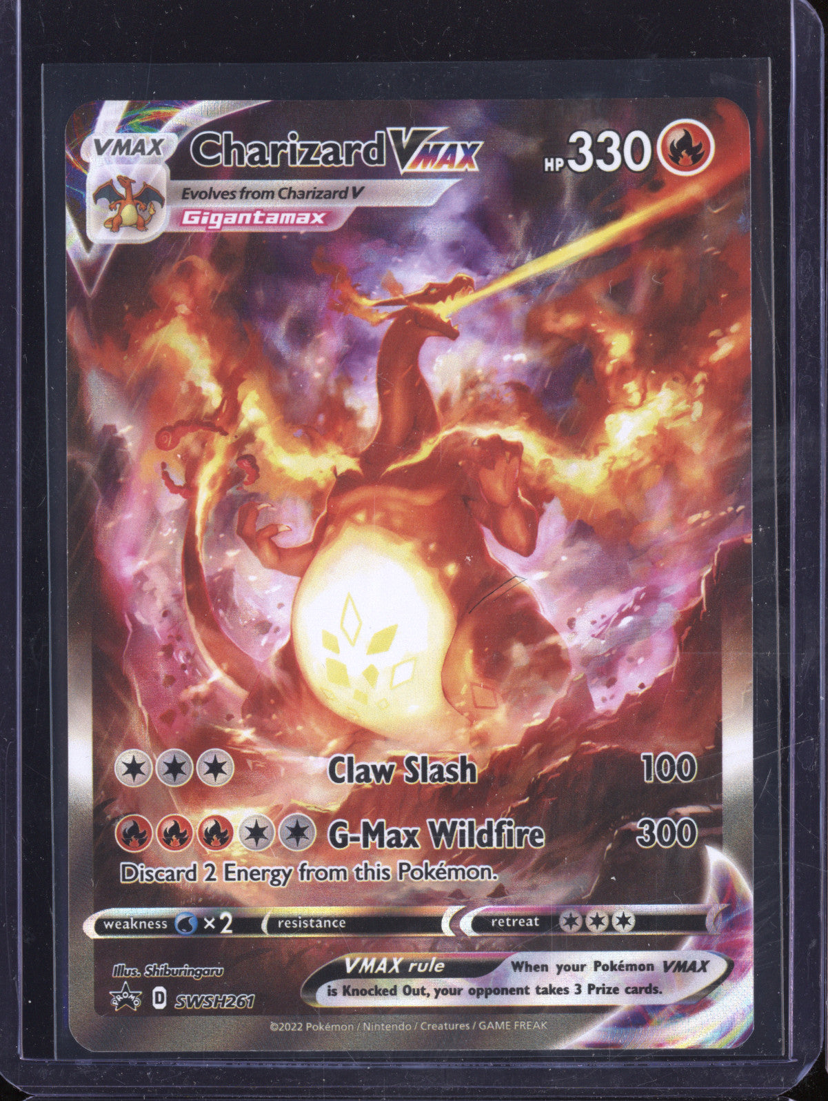 Charizard VMax 2022 Pokemon Sword & Shield Promos SWSH261 Full Art