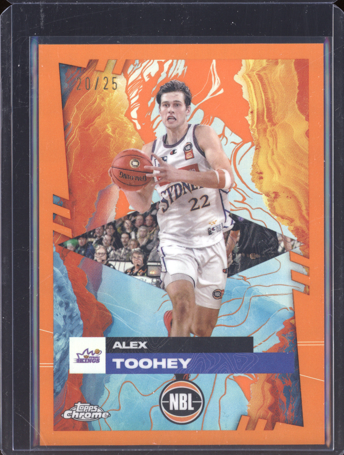 Alex Toohey 2024 Topps Chrome NBL 81 Orange Refractor 20/25