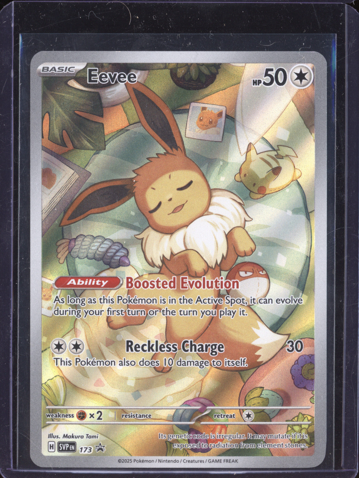 Eevee 2025 Pokemon Scarlet & Violet Promos 173 Illustration Rare