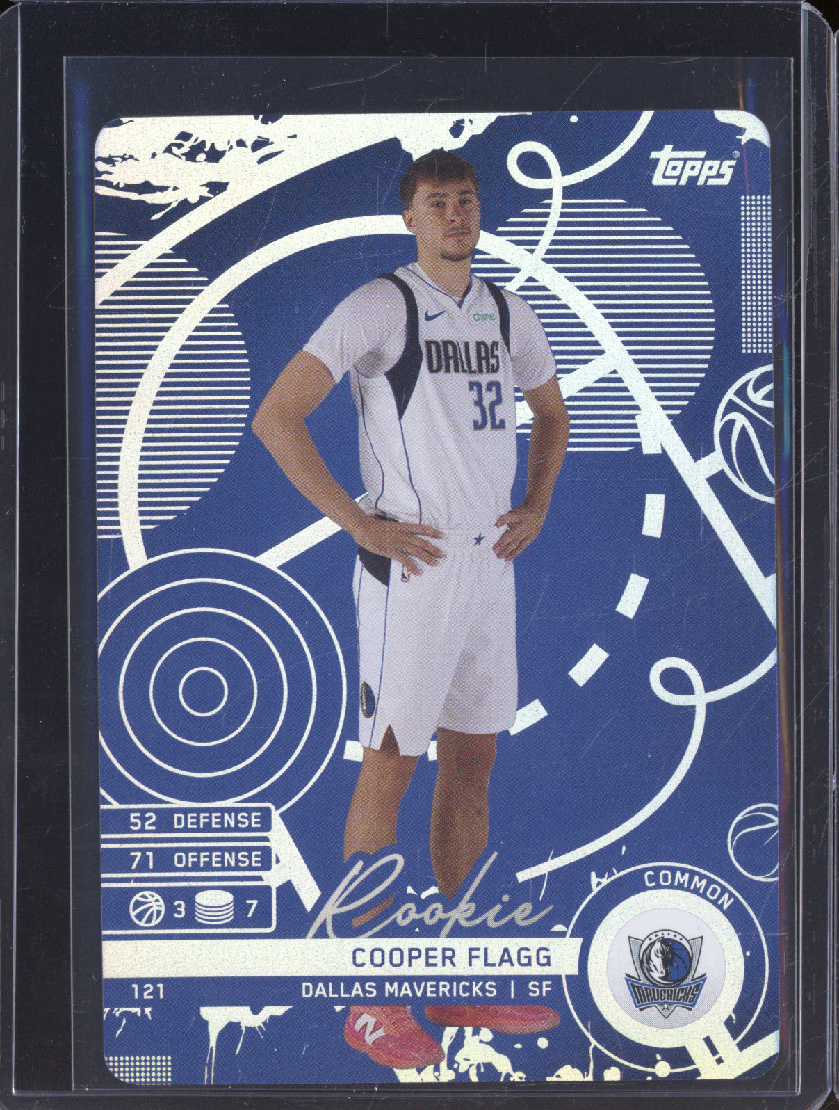 2025 Topps Match Attax 121 Cooper Flagg RC Rookie Card