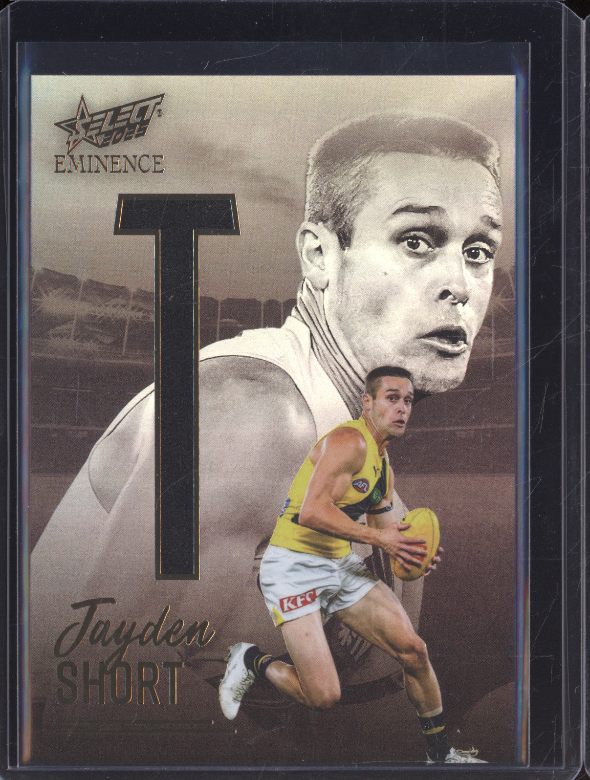 2025 AFL Select Eminence Nameplate NG563 Jayden Short 051/115