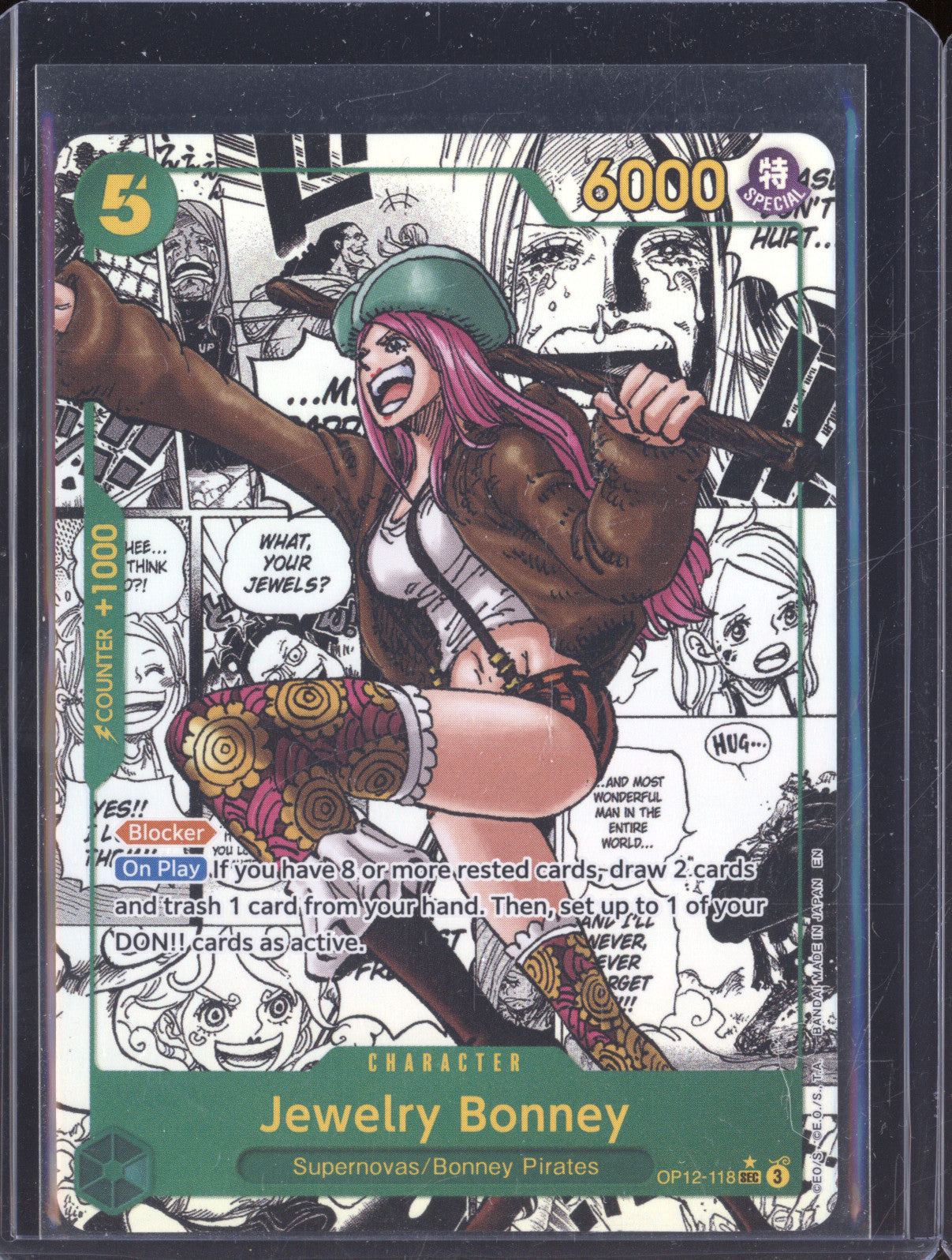 Jewelry Bonney 2025 One Piece OP-12 OP-12-118 Alternate Art
