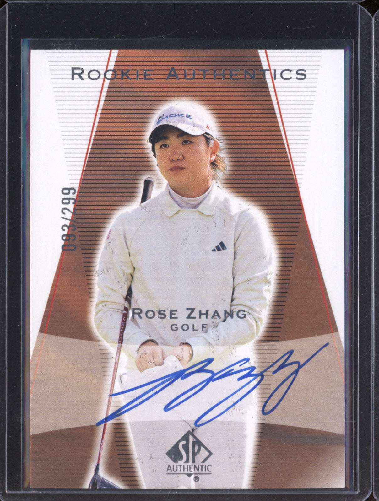 Rose Zhang 2024 Upper Deck SP Authentic 03-RZ Rookie Authentics Auto RC 93/299