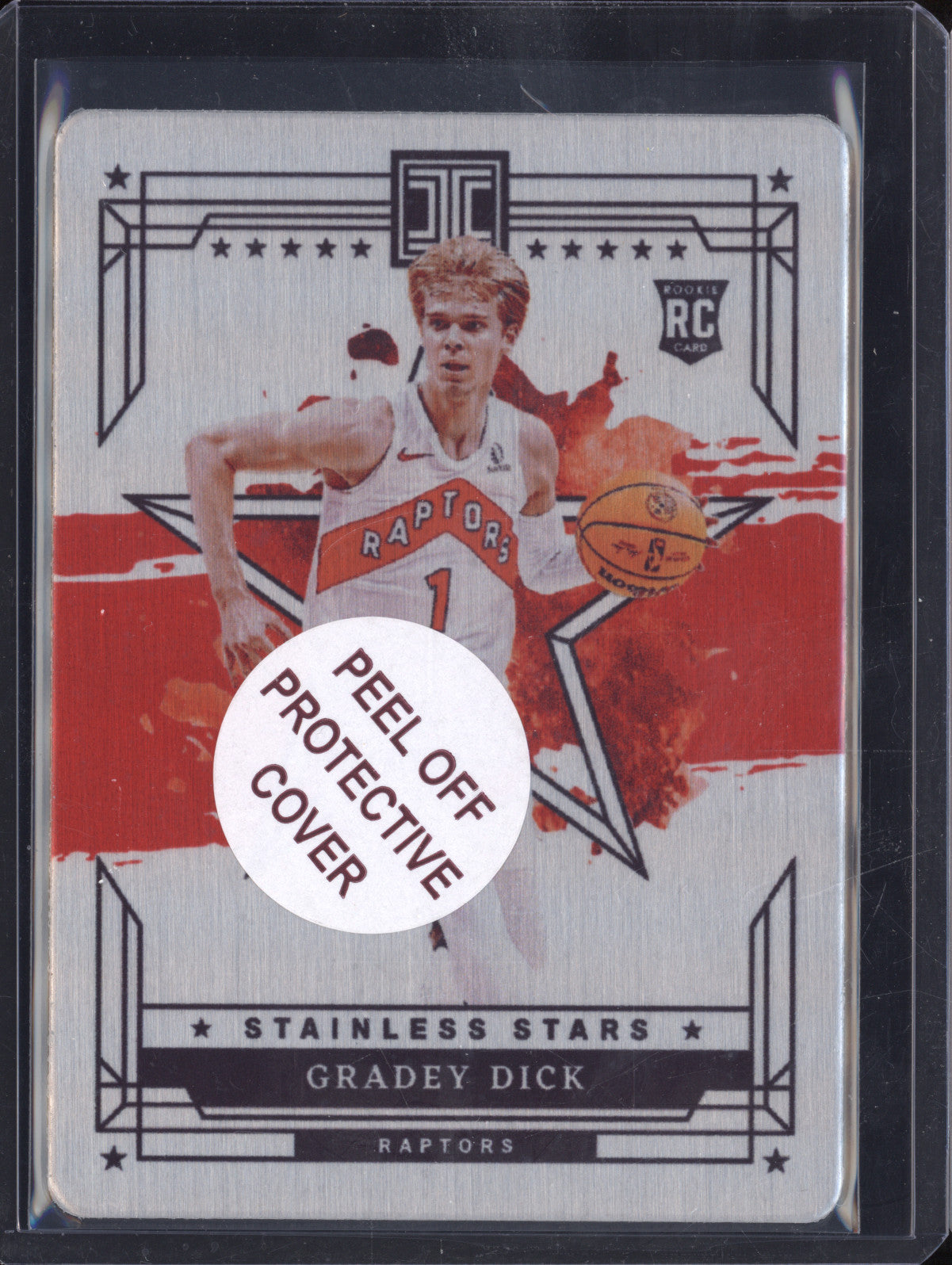 Gradey Dick 2023-24 Panini Impeccable 8 Stainless Stars International Red RC