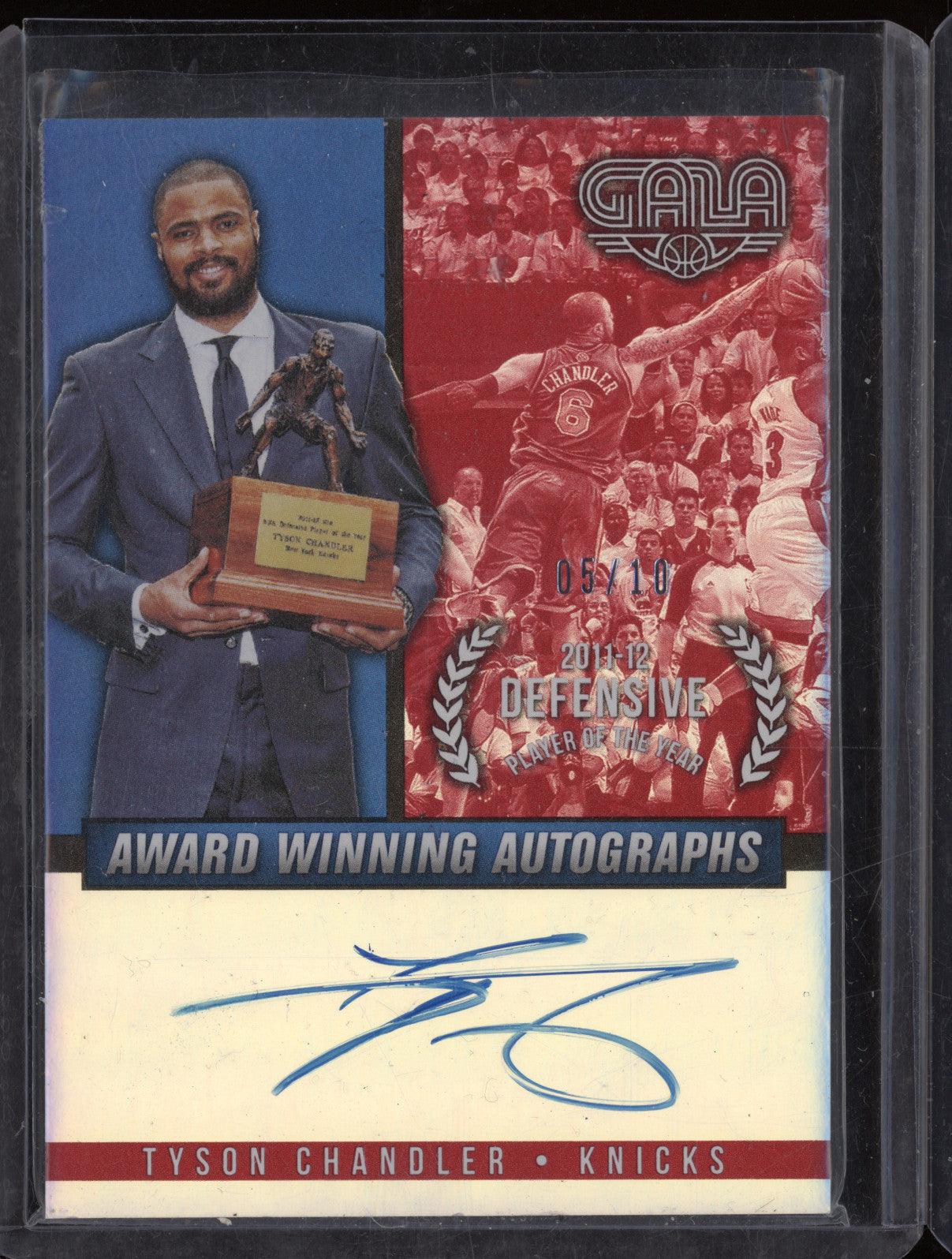 Tyson Chandler 2014-15 Panini Gala 12 Award Winning Autographs 5/10
