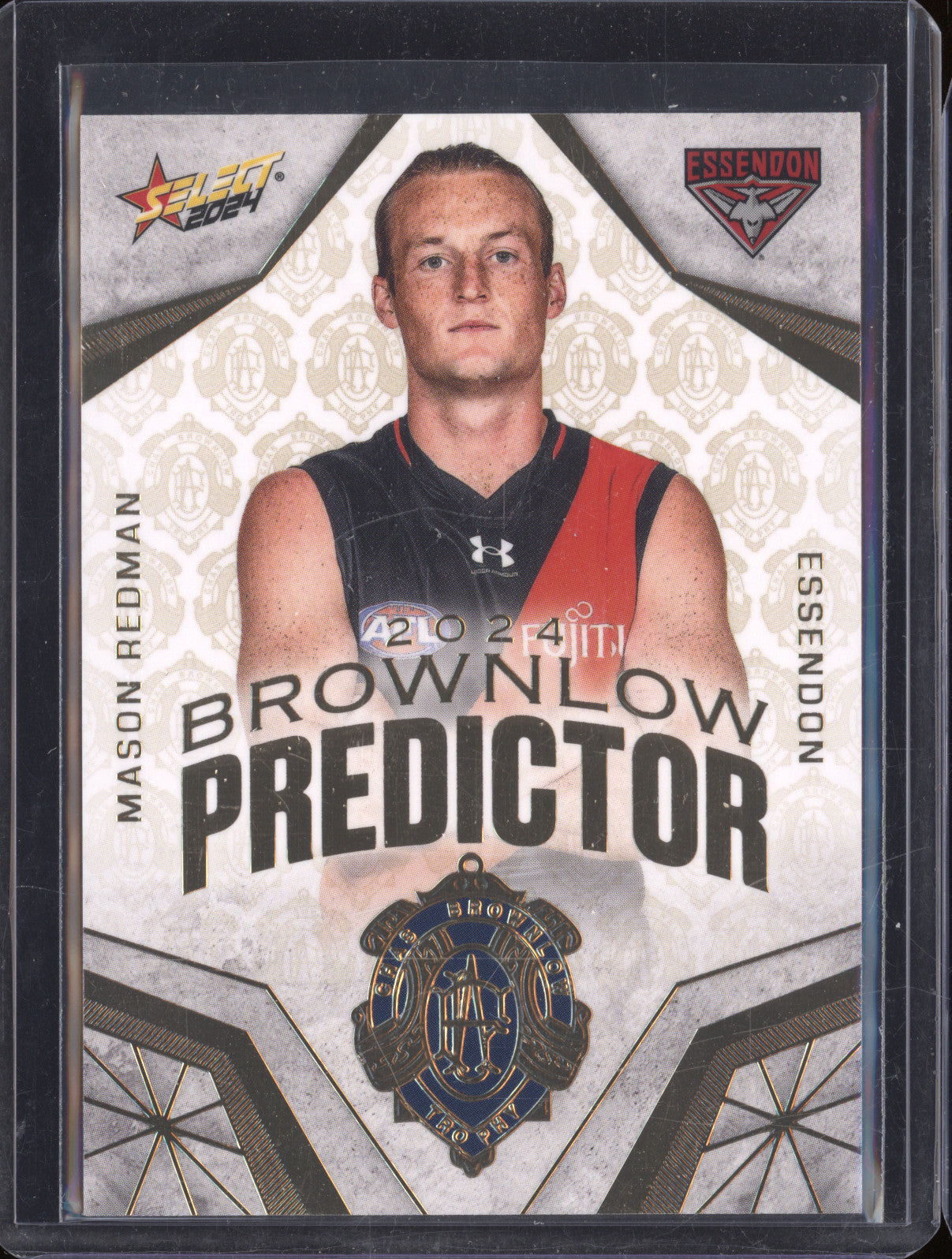 Mason Redman 2024 Select Footy Stars BPG28 Brownlow Predictor Gold 74/315