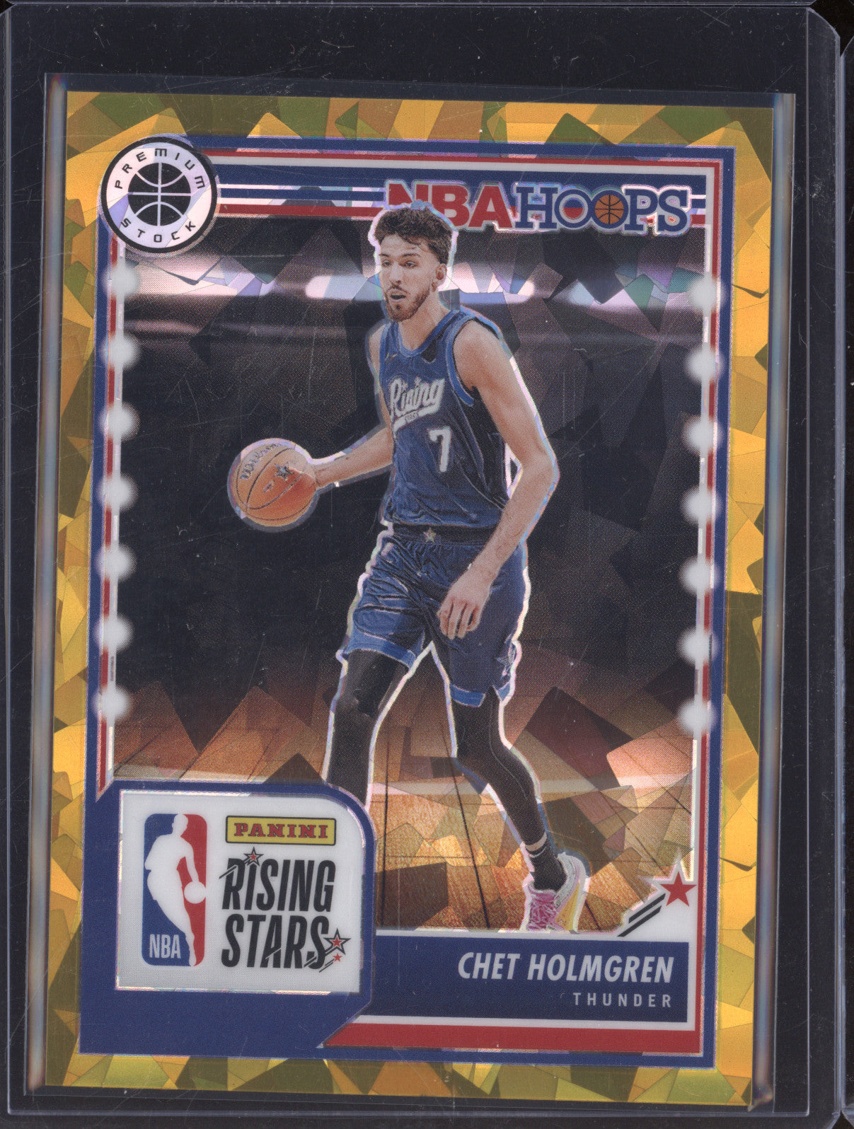 Chet Holmgren 2023-24 Panini Hoops 293 Rising Stars Gold Ice  8/10