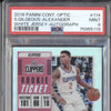 Shai Gilgeous-Alexander 2018-19 Panini Contenders Optic RC White Jersey Auto PSA 9