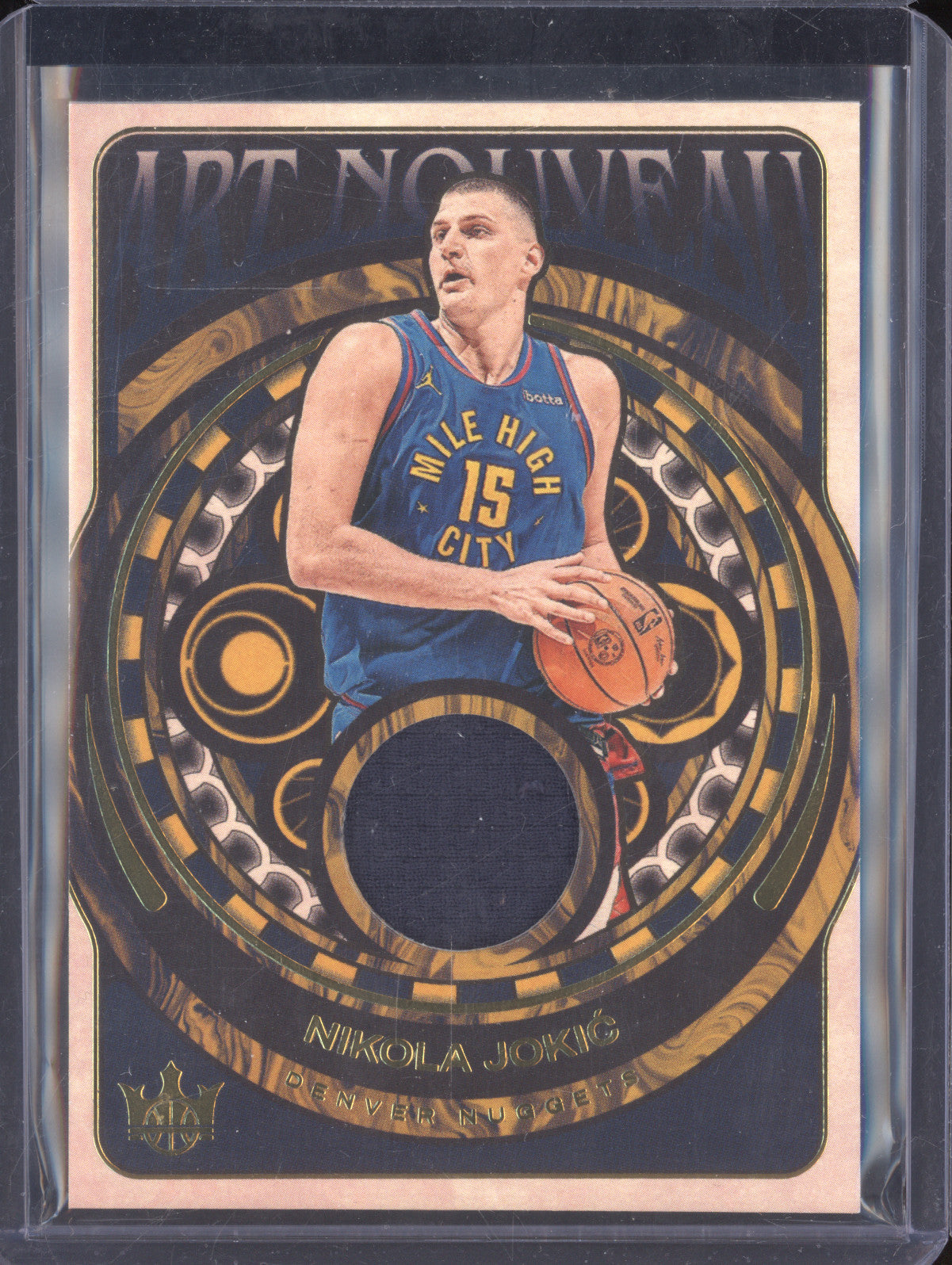 Nikola Jokic 2024-25 Panini Court Kings AN-NKJ Art Nouveau