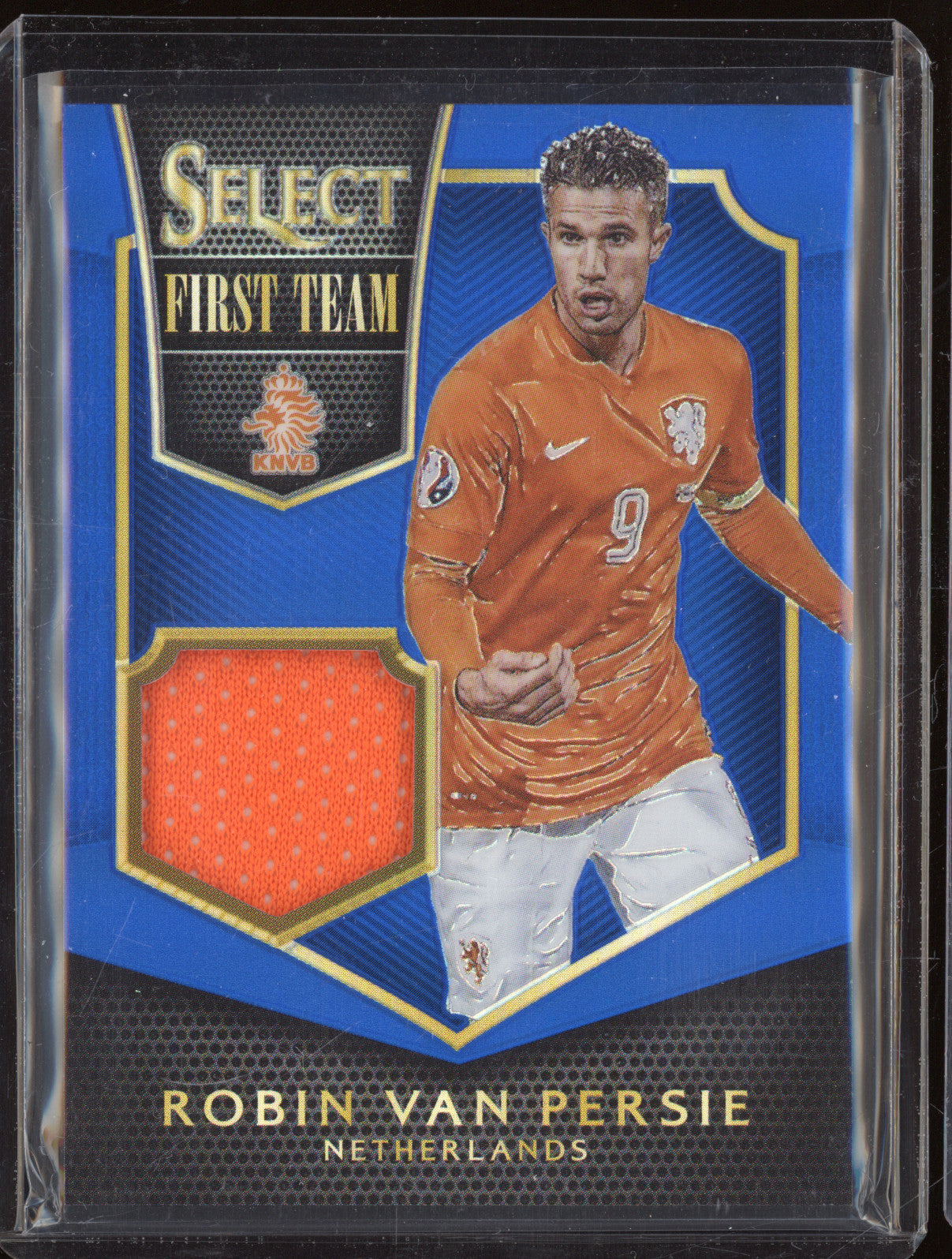 2015-16 Panini Select Soccer FT-RVP Robin Van Persie First Team Patch Blue 10/99