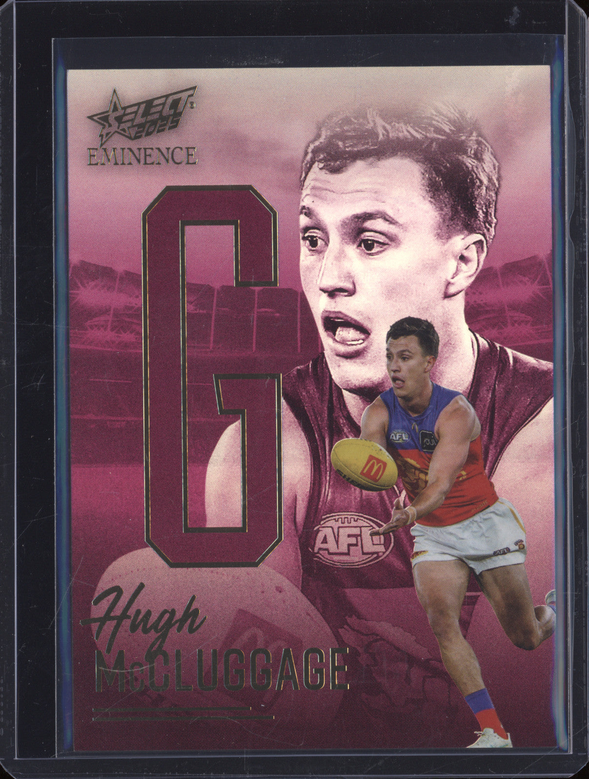 2025 AFL Select Eminence Nameplate NG80 Hugh McCluggage 066/115