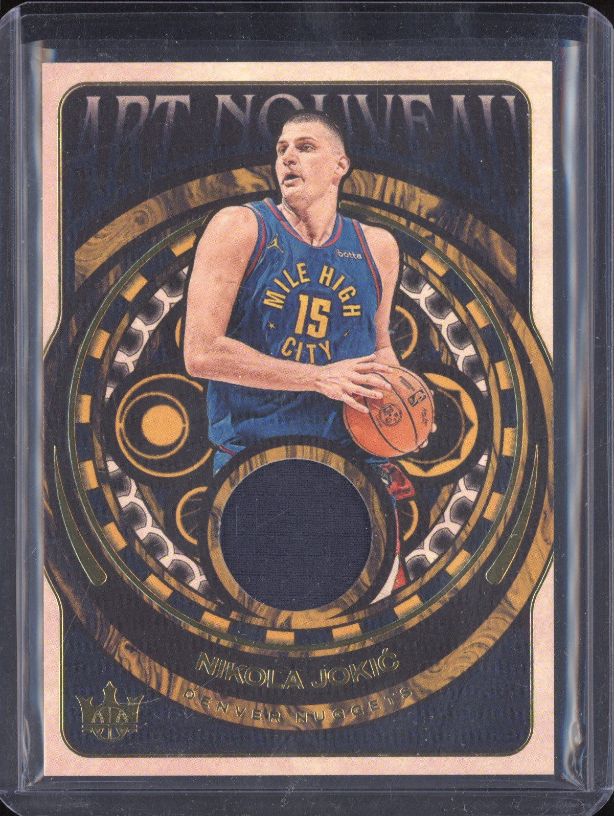 Nikola Jokic 2024-25 Panini Court Kings AN-NKJ Art Nouveau