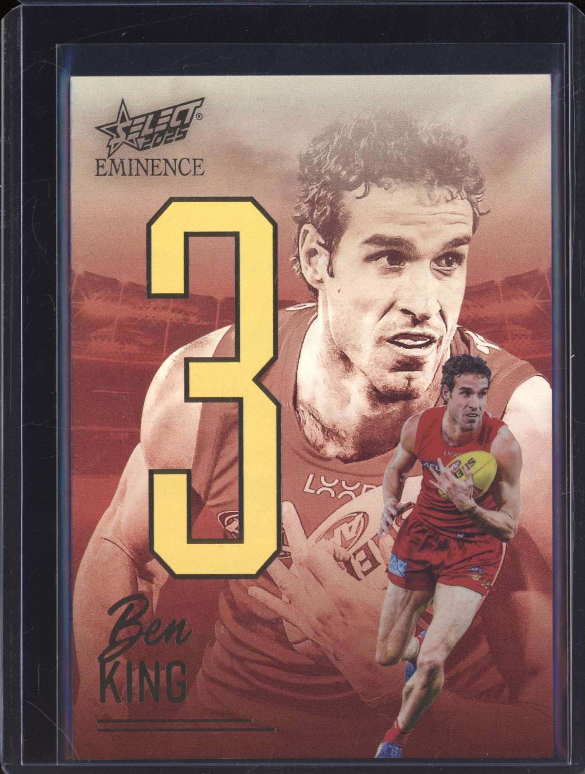 2025 AFL Select Eminence Nameplate NG358 Ben King 061/115