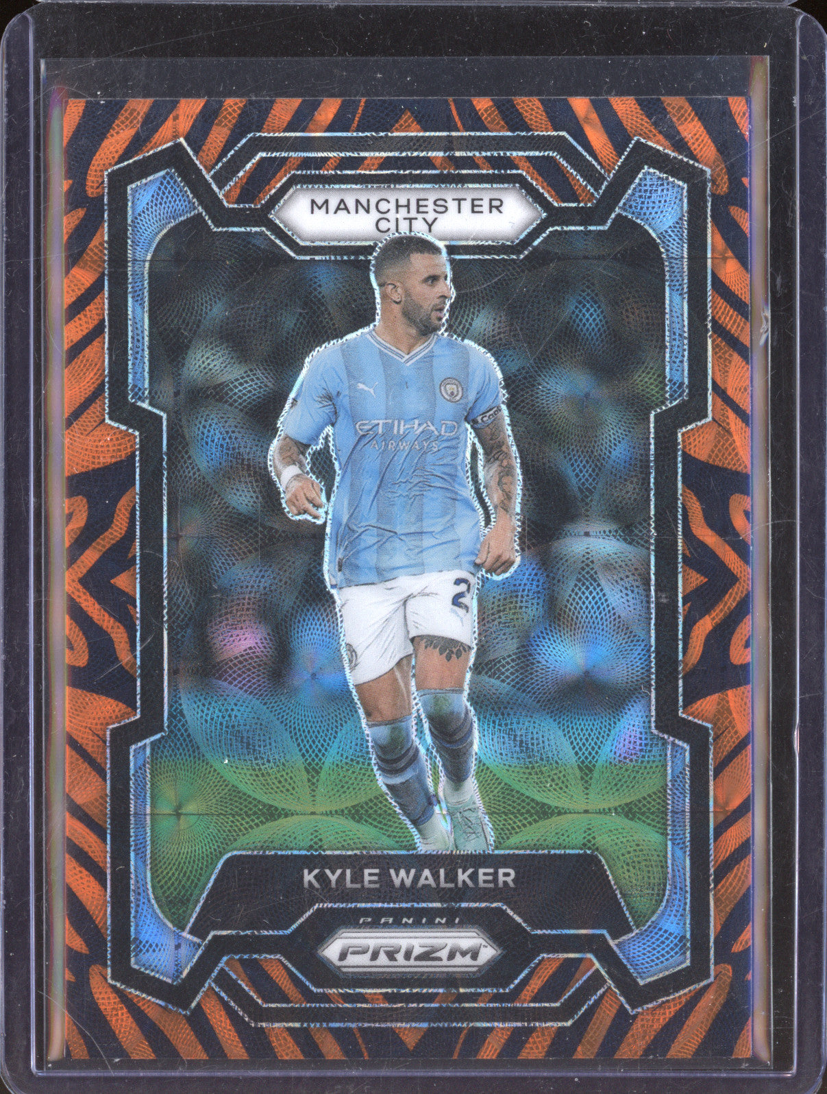2023-24 Panini Prizm Premier League 12 Kyle Walker Tiger Stripe Choice