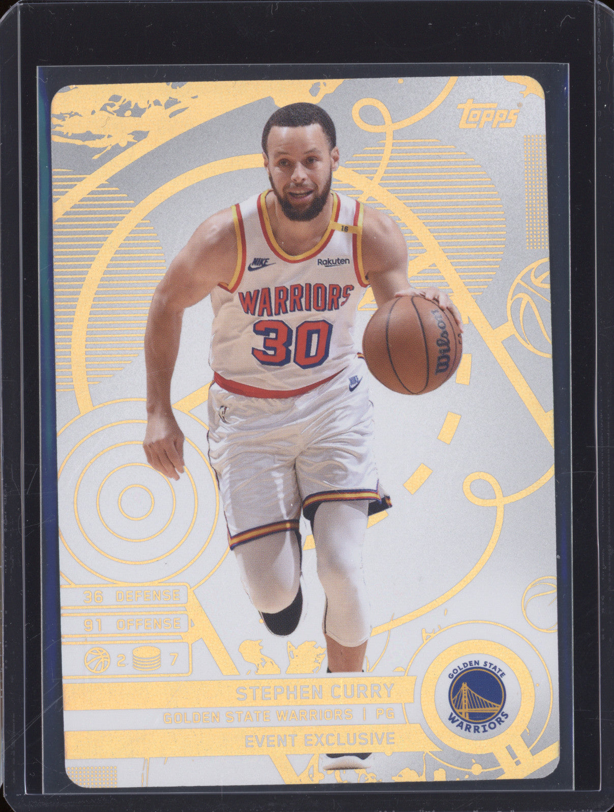 2025 Topps Match Attax Event Exclusive Stephen Curry Refractor