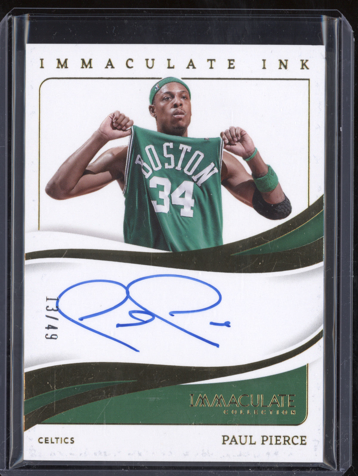 Paul Pierce 2023-24 Panini Immaculate II-PPB Immaculate Ink Auto 13/49
