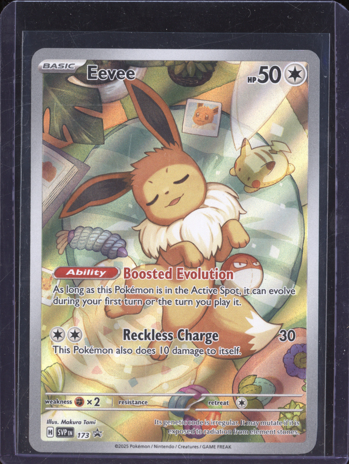 Eevee 2025 Pokemon Scarlet & Violet Promos 173 Illustration Rare