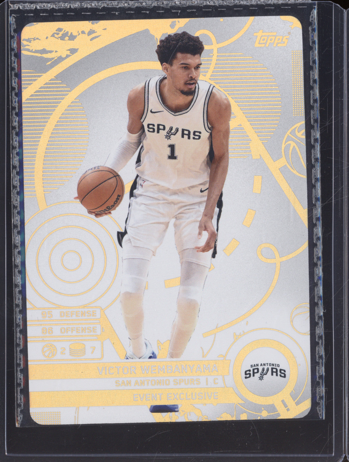 2025 Topps Match Attax Event Exclusive Victor Wembanyama Refractor