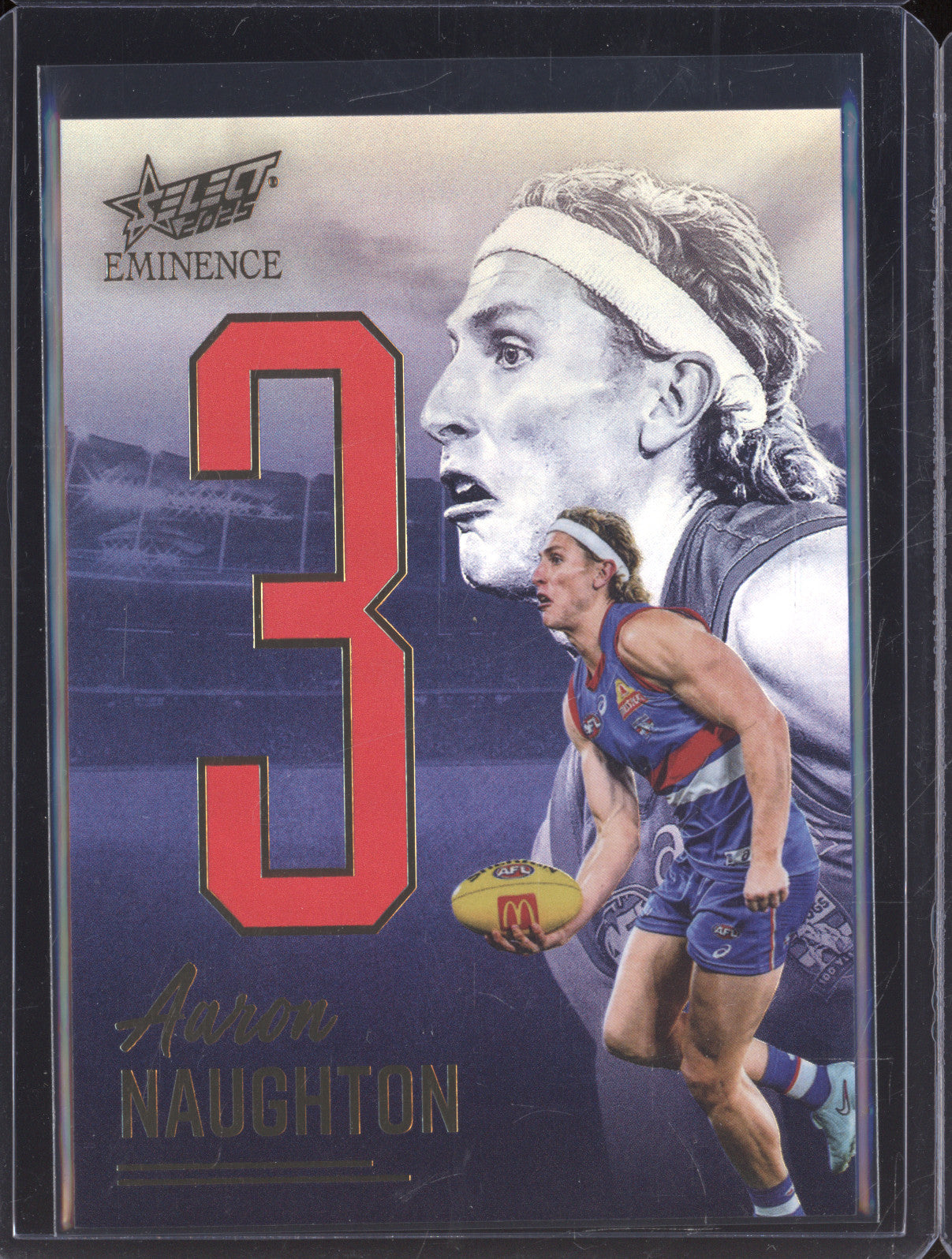 2025 AFL Select Eminence Nameplate NG729 Aaron Naughton 108/115