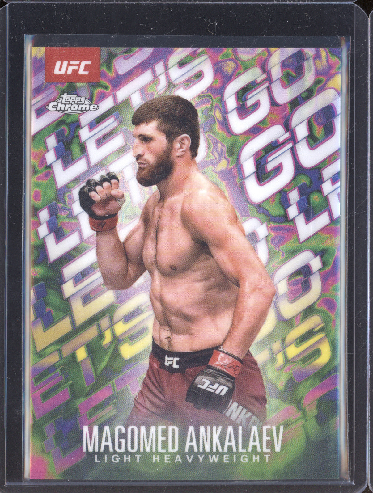 Magomed Ankalaev 2025 Topps Chrome LGO-7 Let's Go