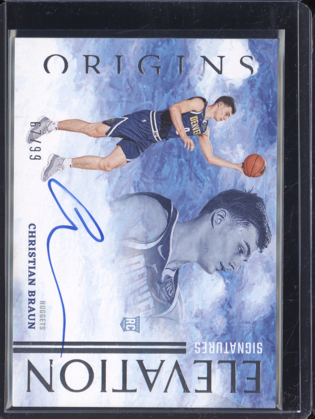 Christian Braun 2022-23 Panini Origins EA-CBR Elevation Auto RC 67/99