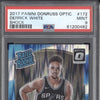 Derrick Whtite 2017-18 Panini Donruss Optic 172 Shock RC PSA 9