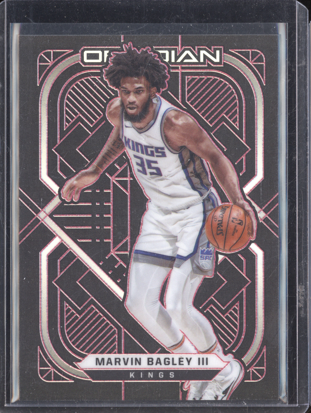 Marvin Bagley III 2020-21 Panini Obsidian 79 Electric Etch Red 2/5
