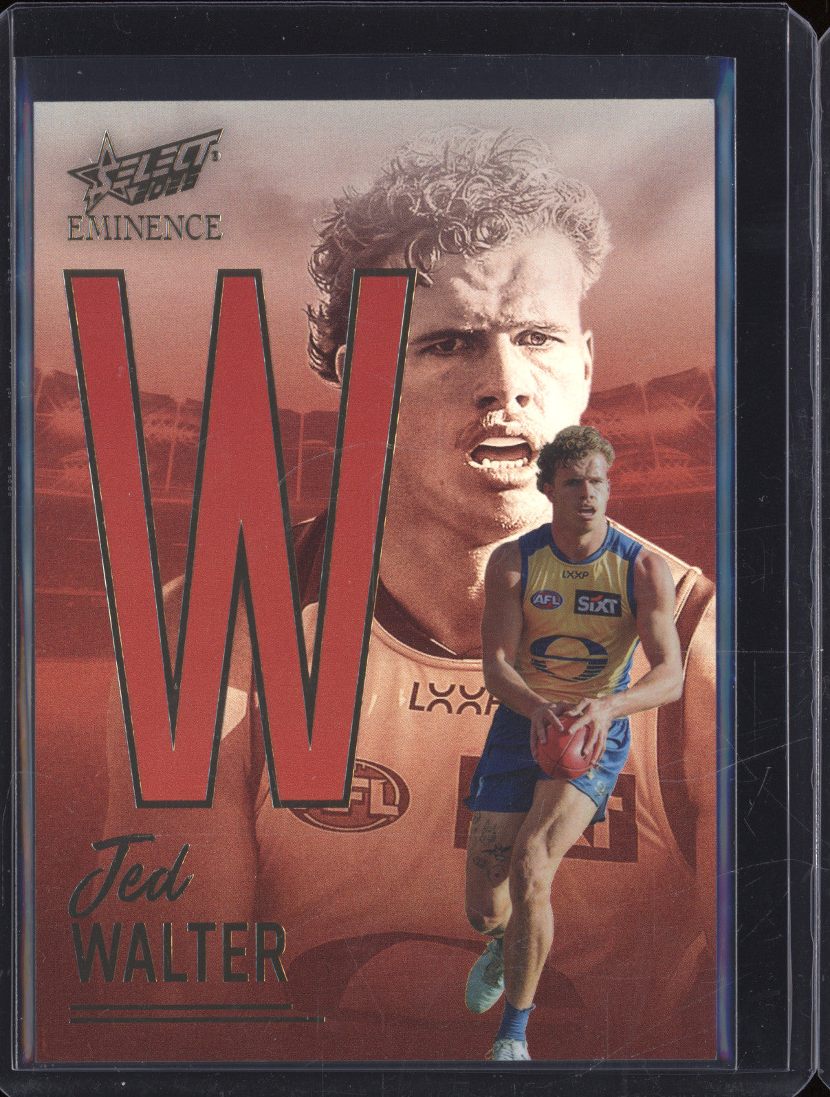 2025 AFL Select Eminence Nameplate NG367 Jed Walter 095/115