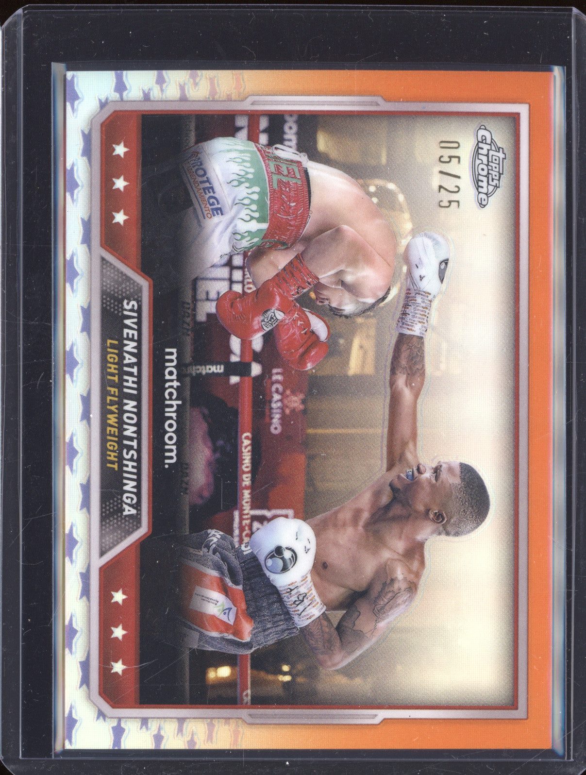 Sivenathi Nontshinga 2024-25 Topps Boxing Chrome 96 Orange 05/25