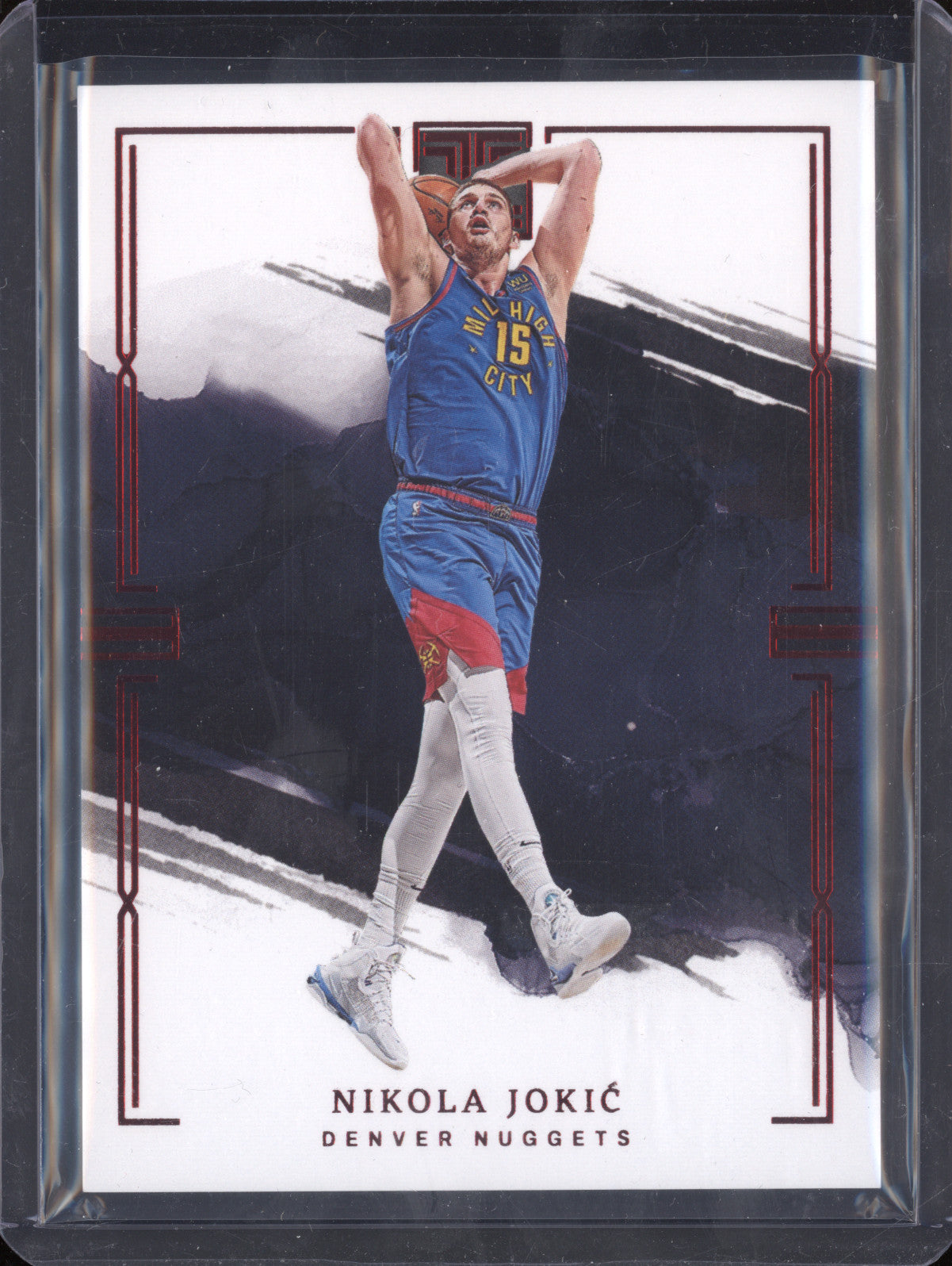 Nikola Jokic 2022-23 Panini Impeccable 14 Red