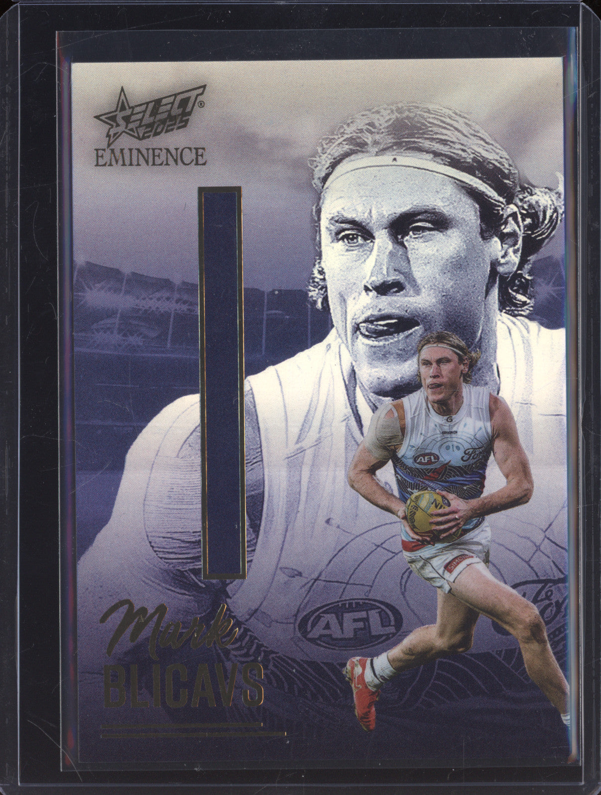 2025 AFL Select Eminence Nameplate NG252 Mark Blicavs 018/115
