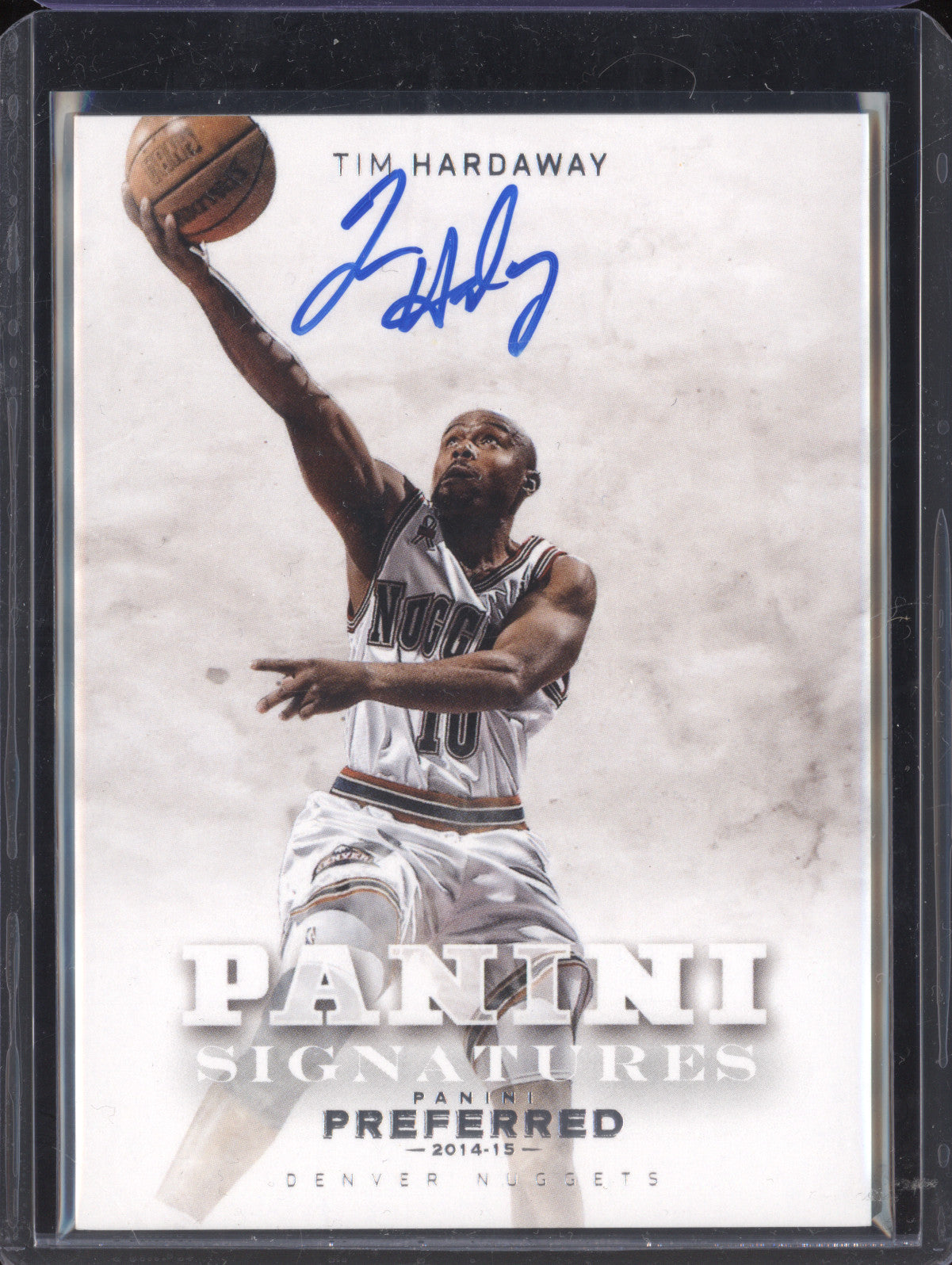 Tim Hardaway 2014-15 Panini Preferred 414 Signatures 31/75
