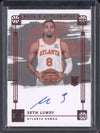 Seth Lundy 2023-24 Panini Impeccable RA-LUN Rookie Auto International RC 8/88