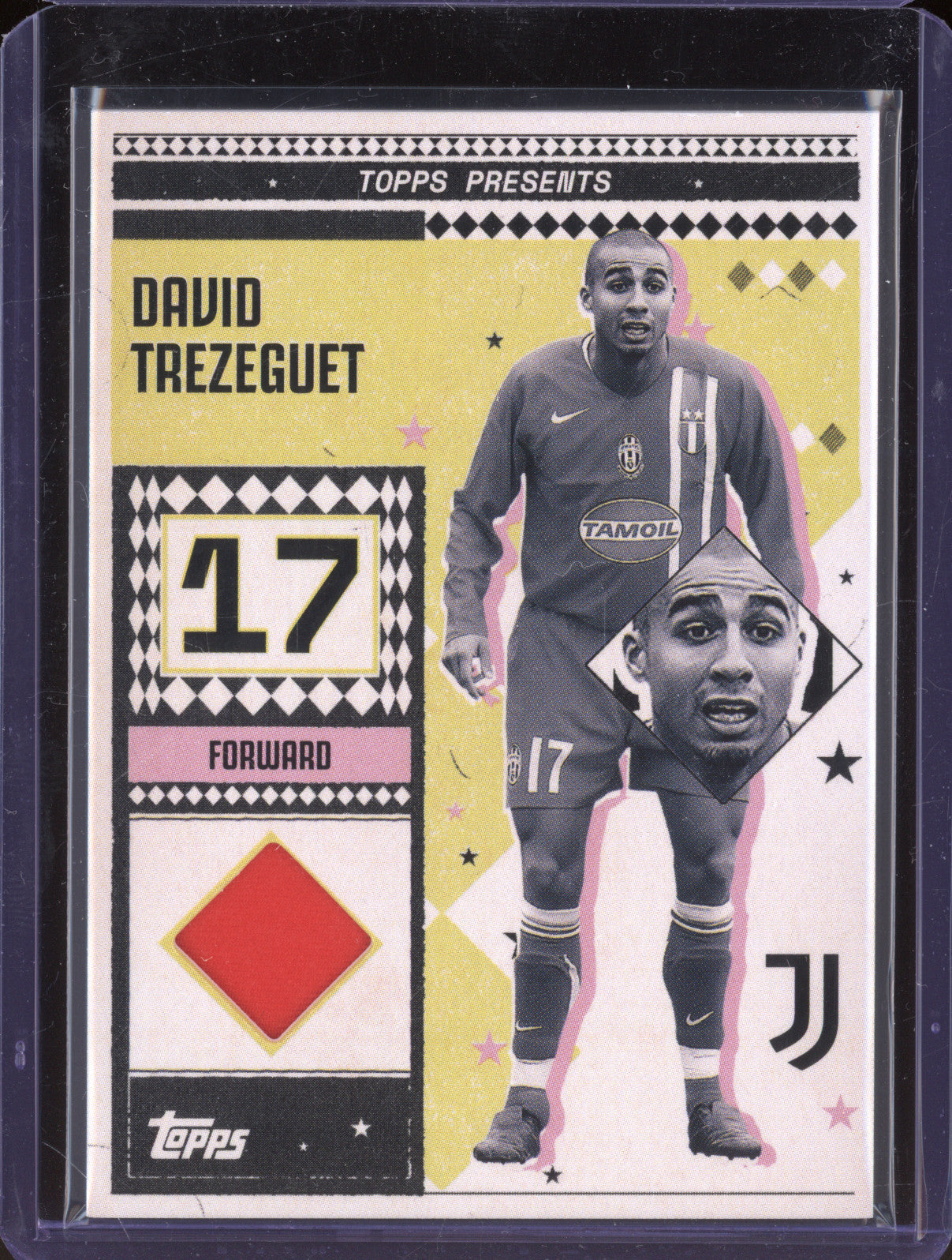 David Trezeguet 2024-25 Topps Team Set Juventus FC LR-DT Vintage Lady Relic