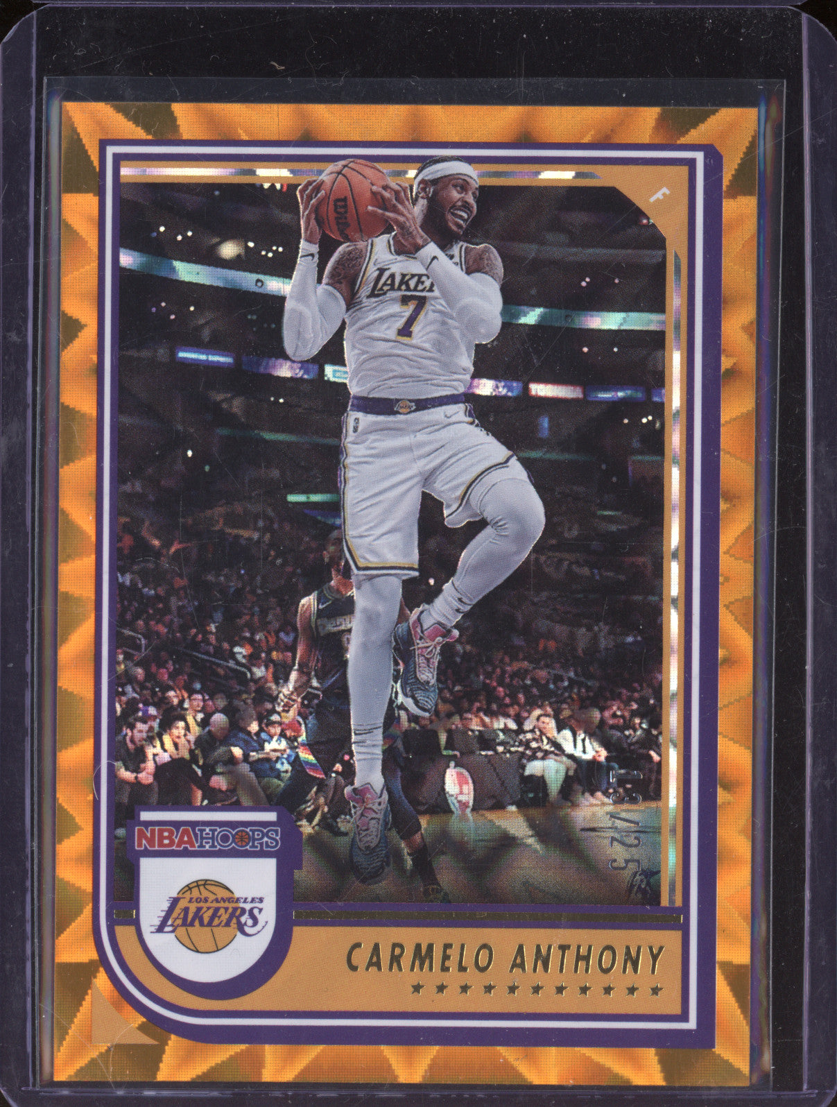 Carmelo Anthony 2022-23 Panini Hoops 174 Orange Explosion 13/25