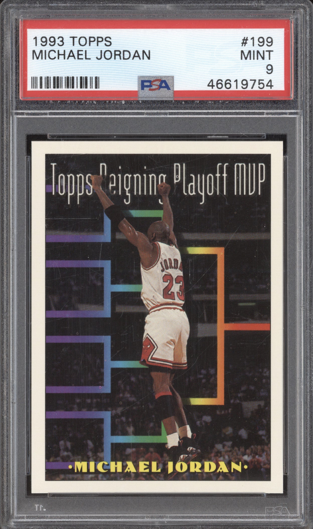 1993 Topps 199 Michael Jordan PSA 9